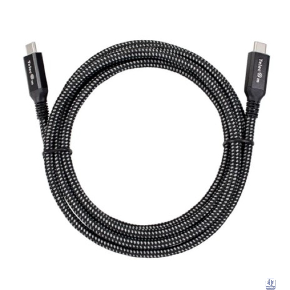 Telecom <TUS840-2M> Кабель/ Кабель USB4 TypeCM/CM 8K@30Hz, 40GBps, PD 240W, медь 2м 