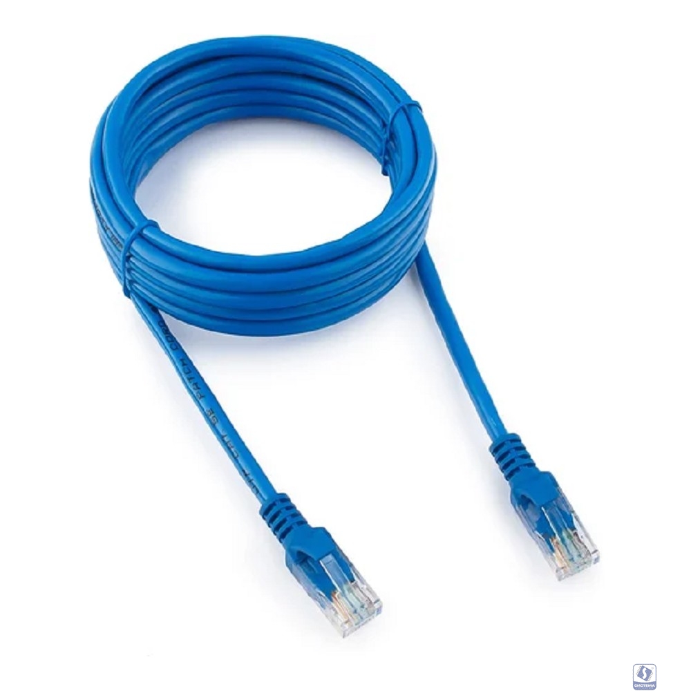 Cablexpert Патч-корд медный UTP PP10-3M/B кат.5, 3м, литой, многожильный (синий)