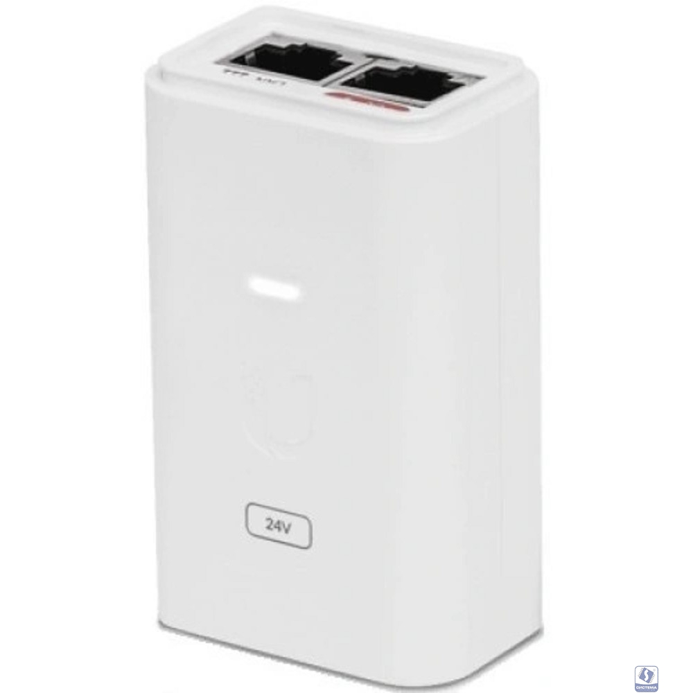 UBIQUITI POE-24-24W-G-WH, Gigabit PoE Injector, 24V/1A (24W), white