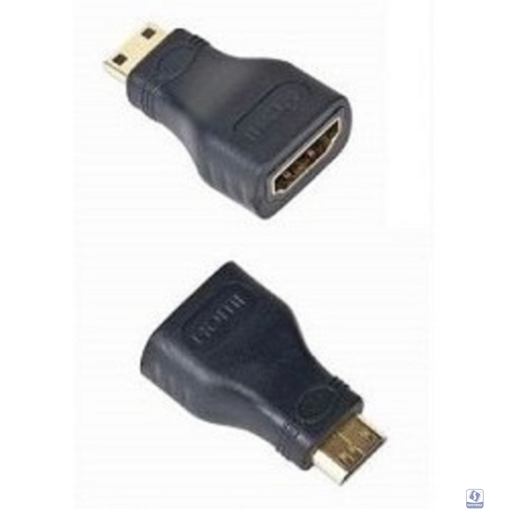 Gembird Переходник HDMI-miniHDMI  19F/19M, золотые разъемы, пакет [A-HDMI-FC]