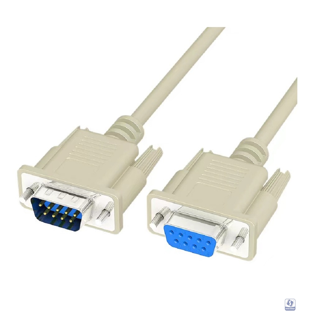 Bion Кабель RS-232 DB9M/DB9F, 1.8 м, белый [BXP-CC-133-18]