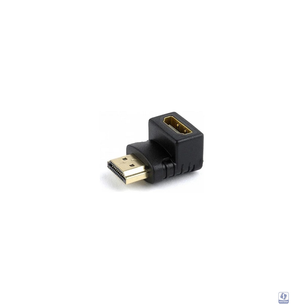 Cablexpert Переходник HDMI-HDMI 19F/19M, угловой  соединитель 90 градусов, золотые разъемы (A-HDMI90-FML)
