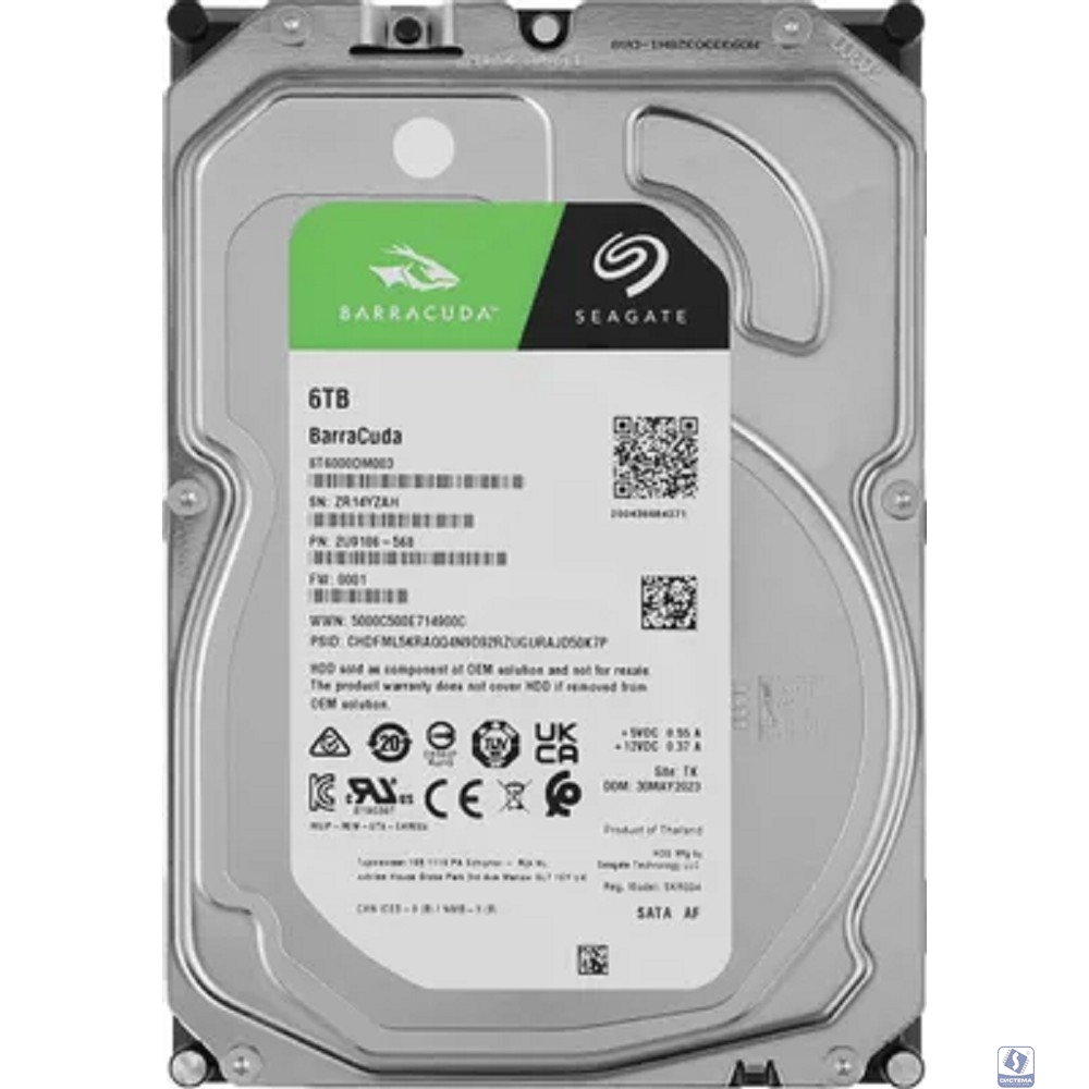 6TB Seagate BarraCuda (ST6000DM003) 