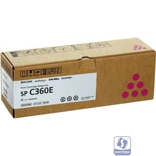 Ricoh Принт-картридж  SP C360E малиновый SPC360/361  (1500 страниц) (408190)