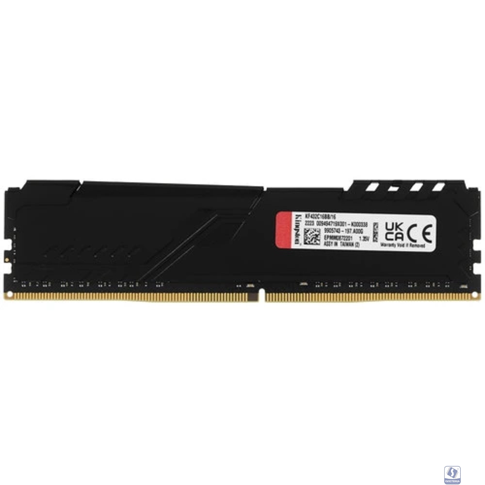 Kingston DDR4 DIMM 16GB KF432C16BB/16-SP PC4-25600, 3200MHz, CL16