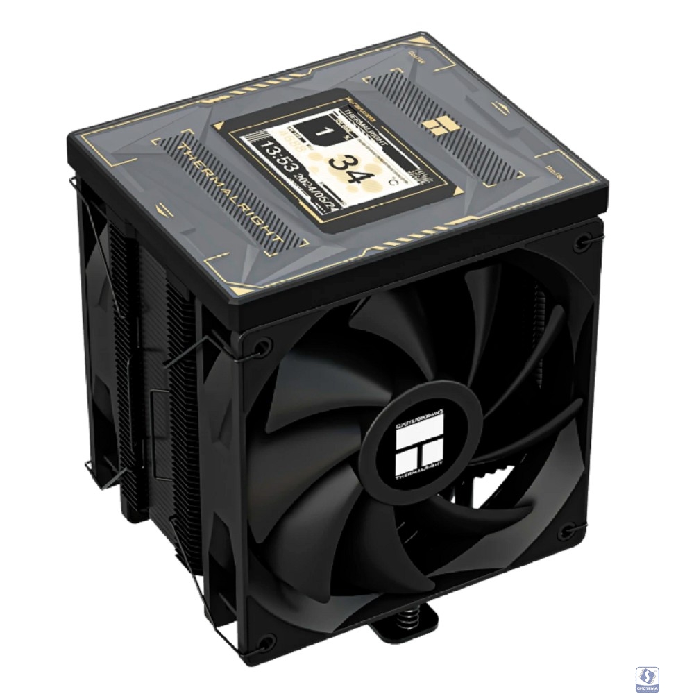 Thermalright Кулер Burst Assassin 120 Vision Black  LGA115X/1200/1700/1851 (2x120mm PWM Fan, медное основание, 6 тепл. трубок 6мм) / TRBA120VB