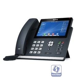 YEALINK SIP-T48U цветной сенсорный экран, 16 аккаунтов, BLF, PoE, GigE, без БП