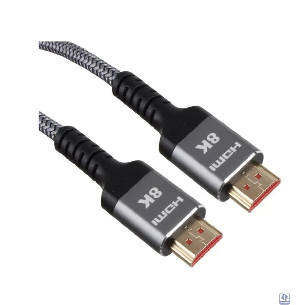 iOpen ACG859A-5.0 Кабель интерфейсный HDMI-HDMI 19M/M,ver. 2.1 8KX60Hz (Econom) оплетка 5m