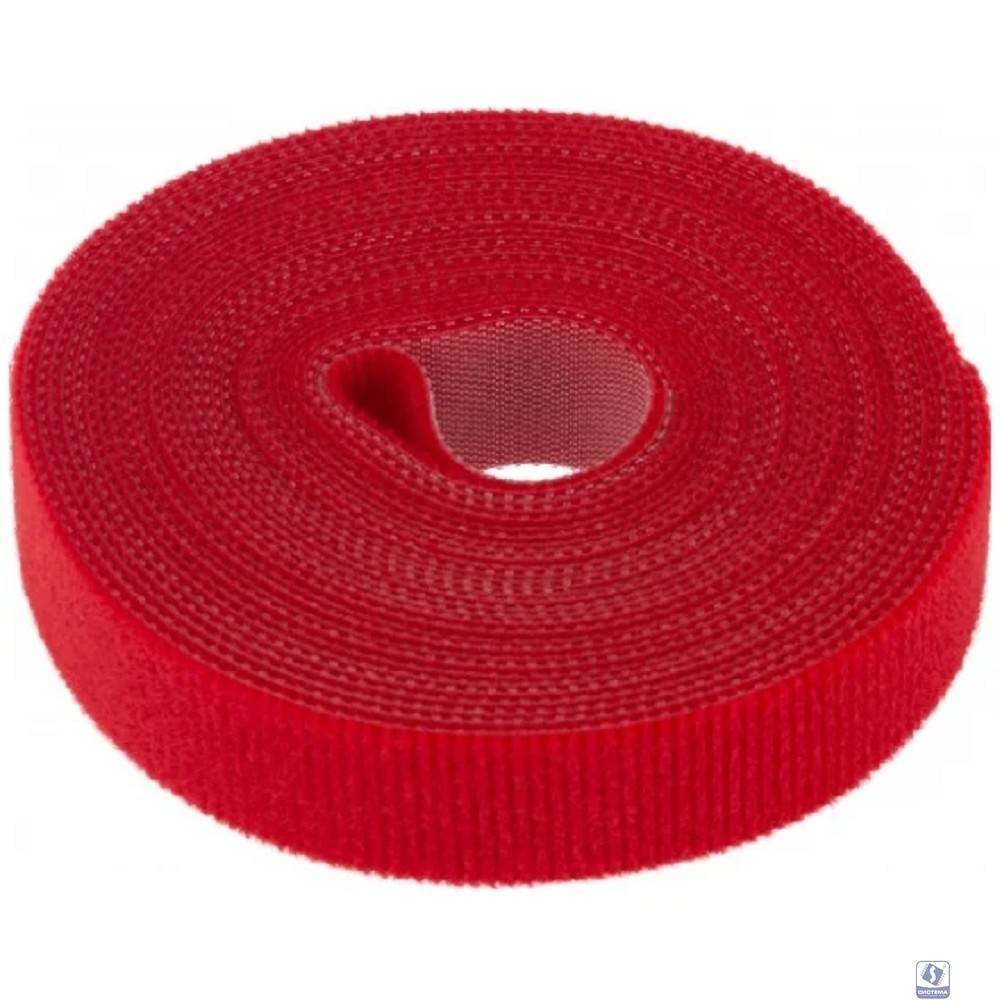 Rexant (07-7524) Лента-липучка многоразовая 5 м х 20мм, красная (1 шт/уп)