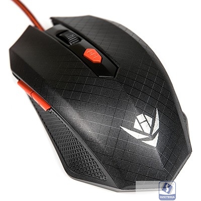 Мышь Dialog MOG-08U Nakatomi Gaming - 6 кнопок + ролик, USB ,черная