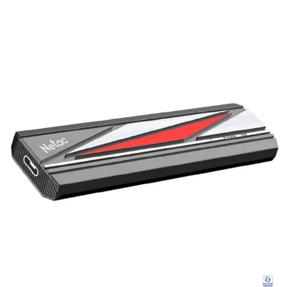 Netac Portable SSD 2TB ZX20L [NT01ZX20L-002T-32BK] USB3.2 Gen2 x2 Type C , up to 2000/1800MBs, черный