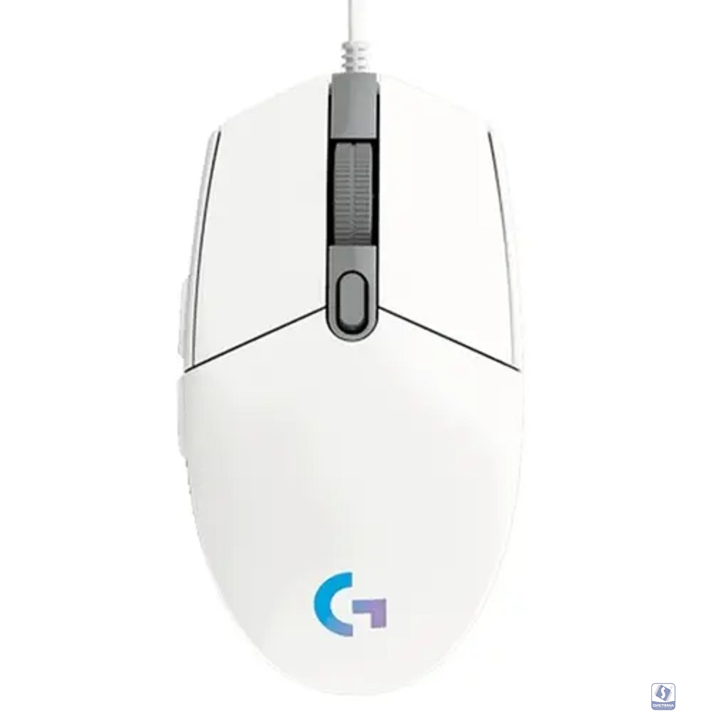 910-005824/910-005809 Мышь Logitech G102 LightSync белый оптическая (8000dpi) USB (6but)