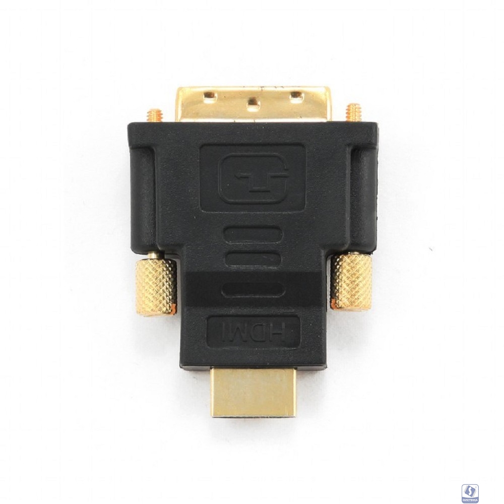 Gembird Переходник HDMI-DVI  19M/19M(папа-папа), золотые разъемы  [A-HDMI-DVI-1]
