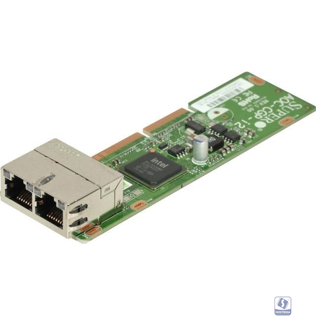 Плата сетевого контроллера Supermicro AOC-CGP-I2 MicroLP 2-port GbE card based on Intel i350