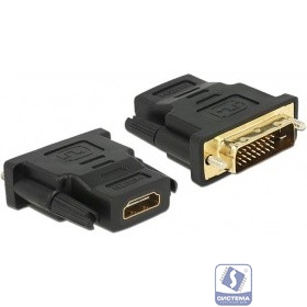 ORIENT Переходник C485, HDMI F - DVI M (24+1), позолоч.разъемы (27485)
