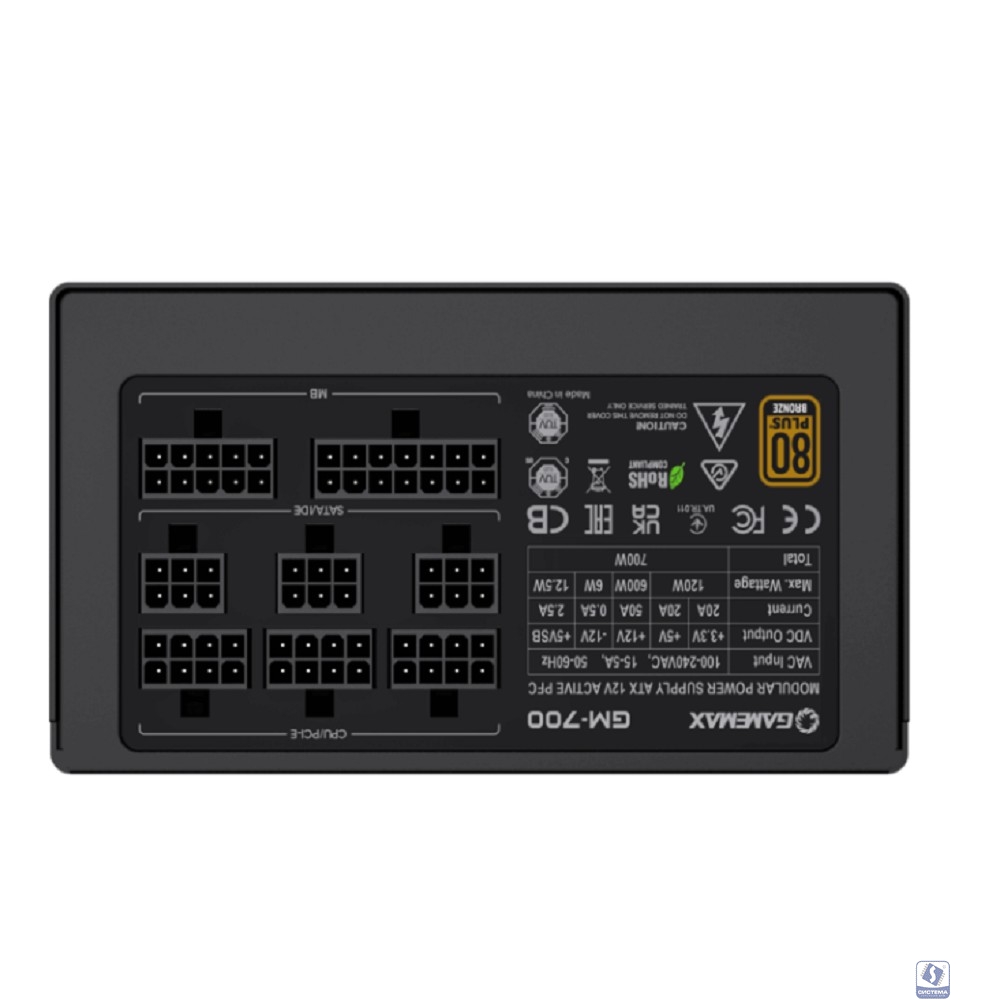 GameMax (GM-700) Блок питания ATX 700W GameMax GM-700