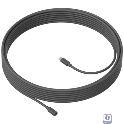 Logitech MeetUp 10m Mic Cable - GRAPHITE - WW - MEETUP 10M MIC CABLE 
