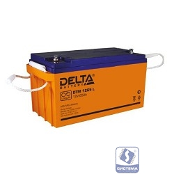 Delta DTM 1265 L (65 А\ч, 12В) свинцово- кислотный аккумулятор  