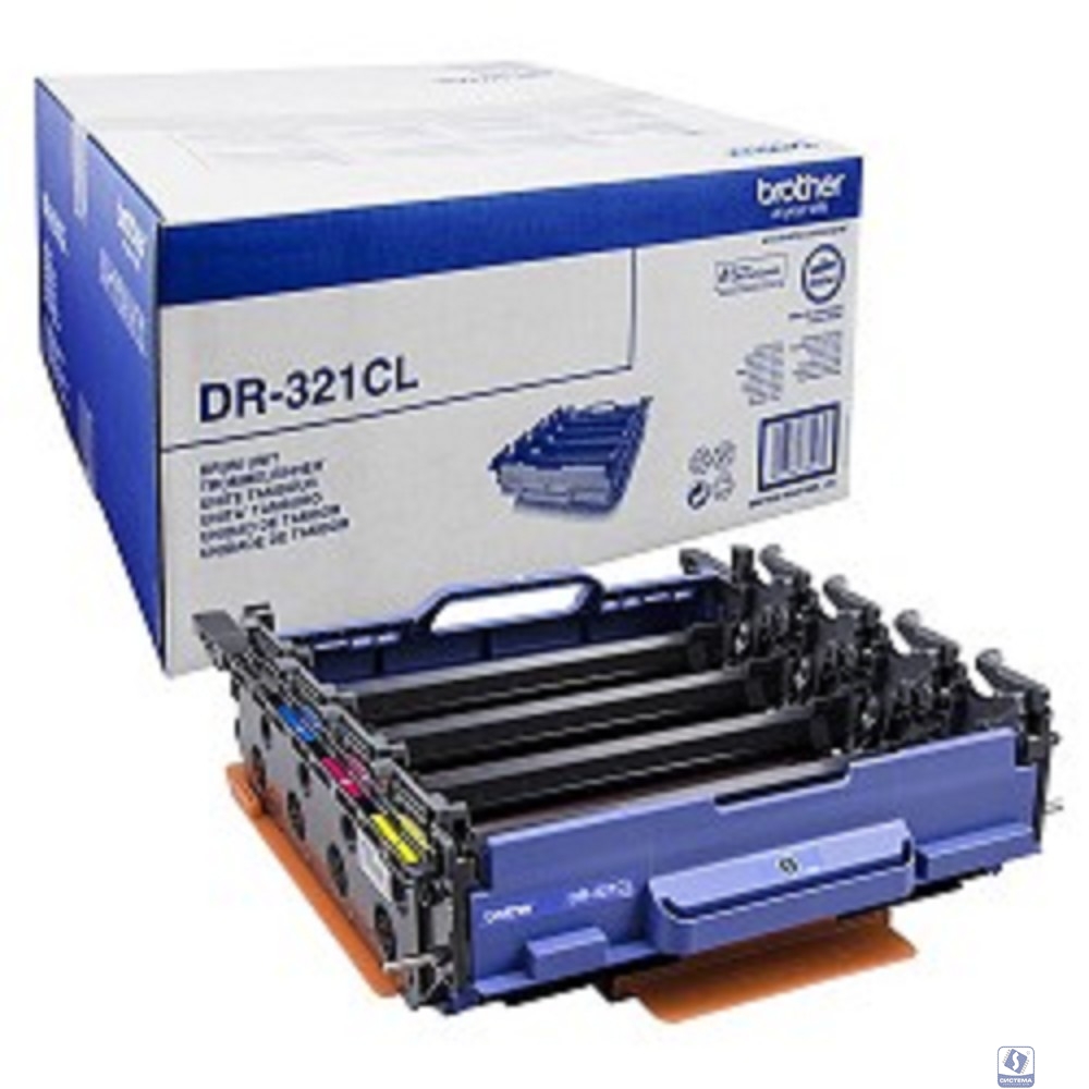 Brother DR-321CL Барабан HLL8250CDN/9200CDWT/MFCL8650CDW/9550CDWT, (25000стр, комплект 4шт)(DR321CL)