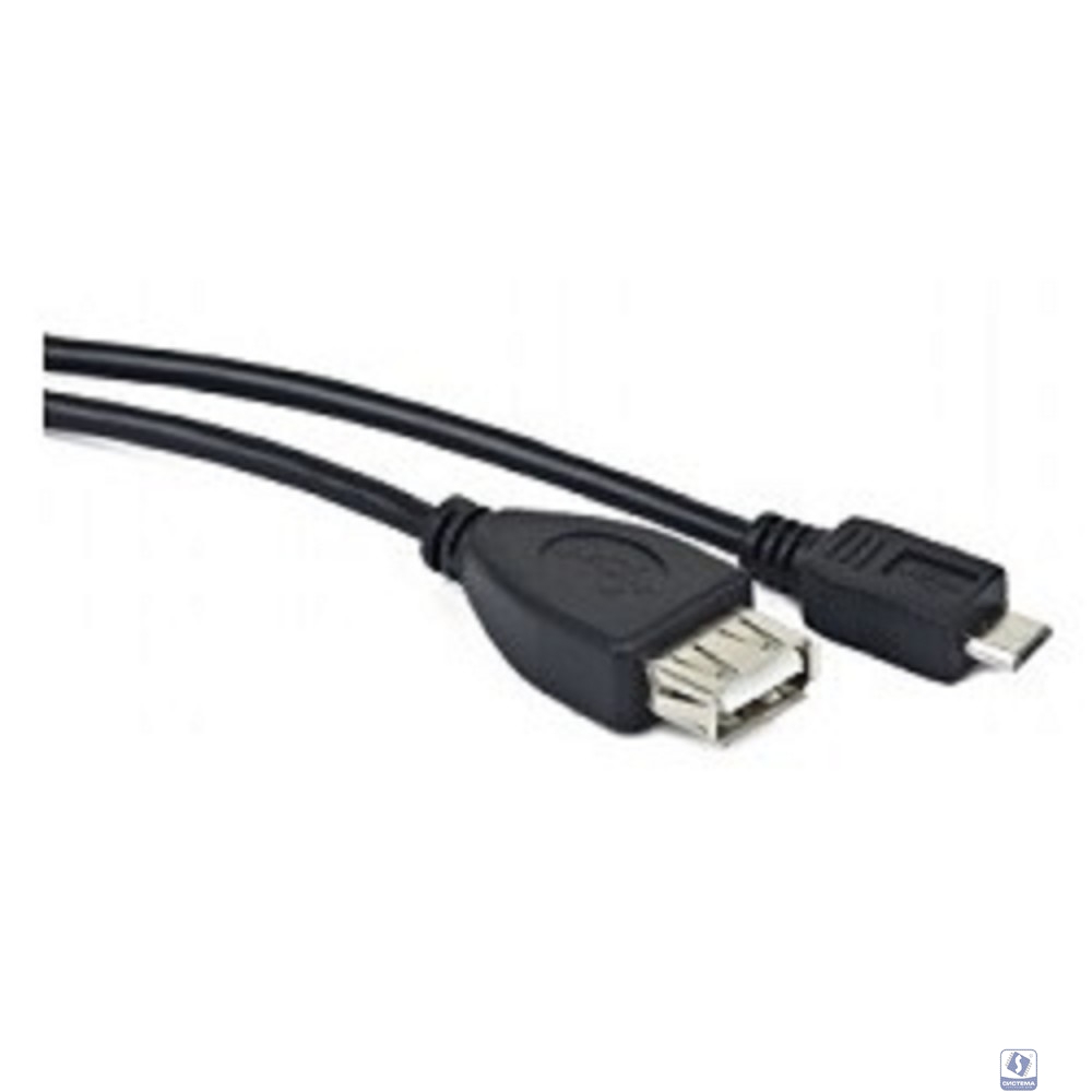 Gembird/Cablexpert A-OTG-AFBM-001 AF/MicroBM, Кабель USB 2.0 OTG  , 0.15м, пакет 