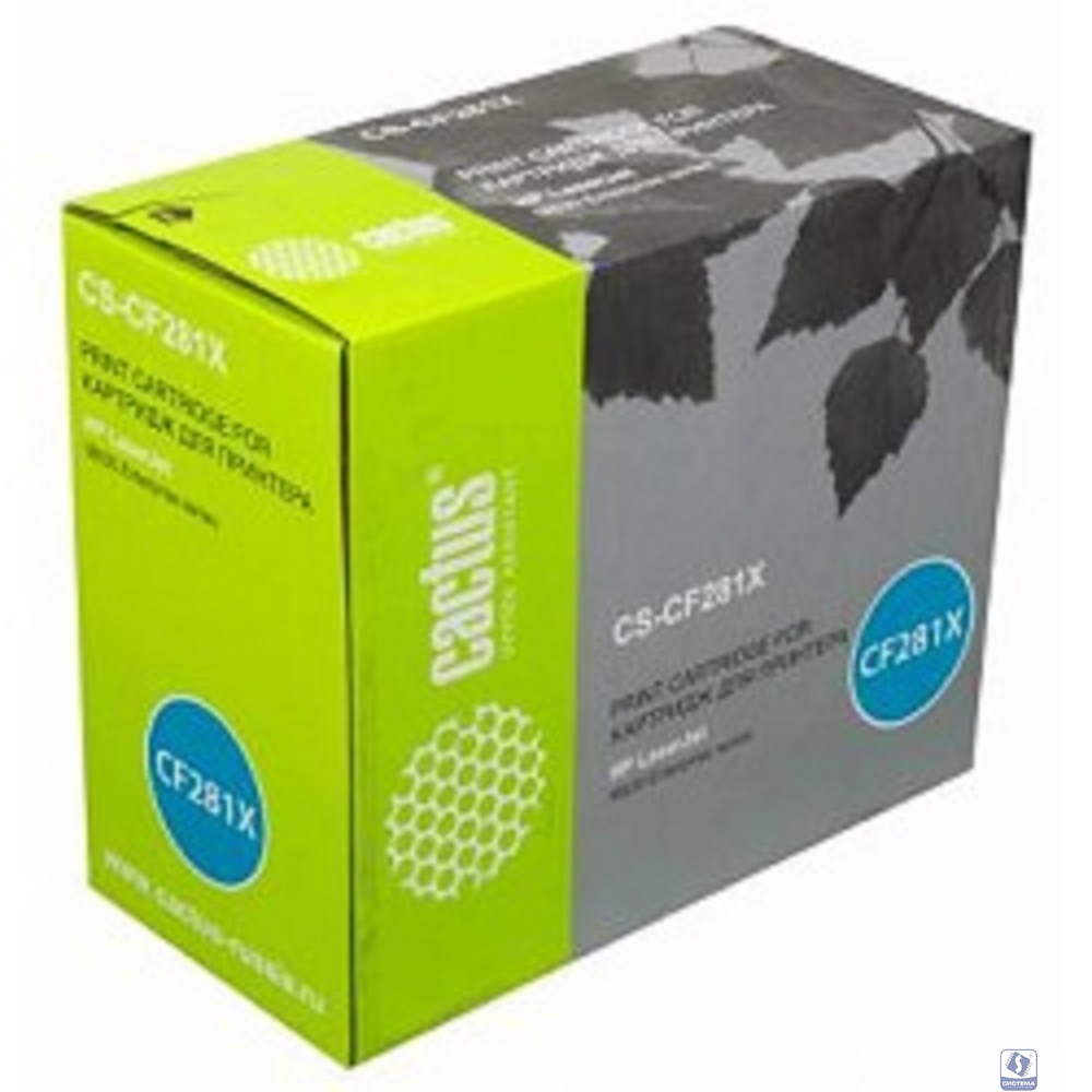 CACTUS CF281X Картридж для HP LJ Enterprise M605n/M606dn/M630h (25000 стр.) с чипом
