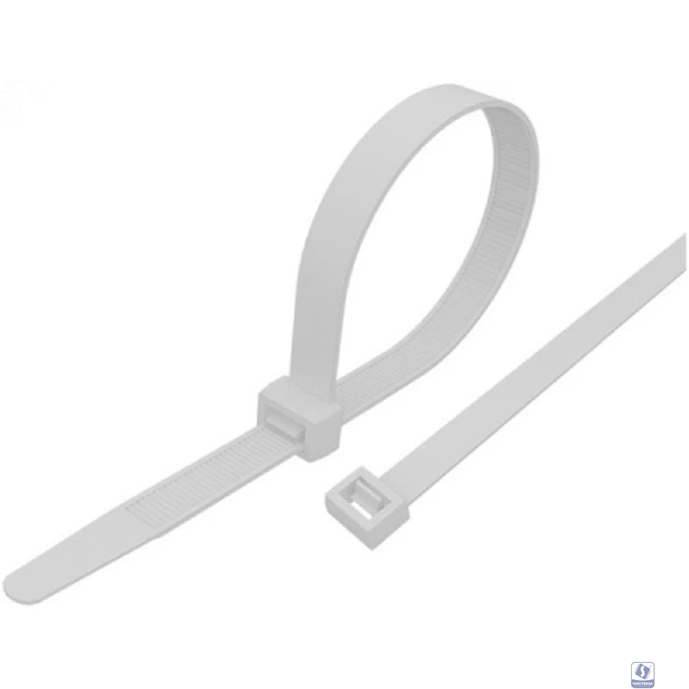 Rexant (87-0200) Стяжка нейлоновая морозостойкая 200x3,6мм, белая (100 шт/уп)