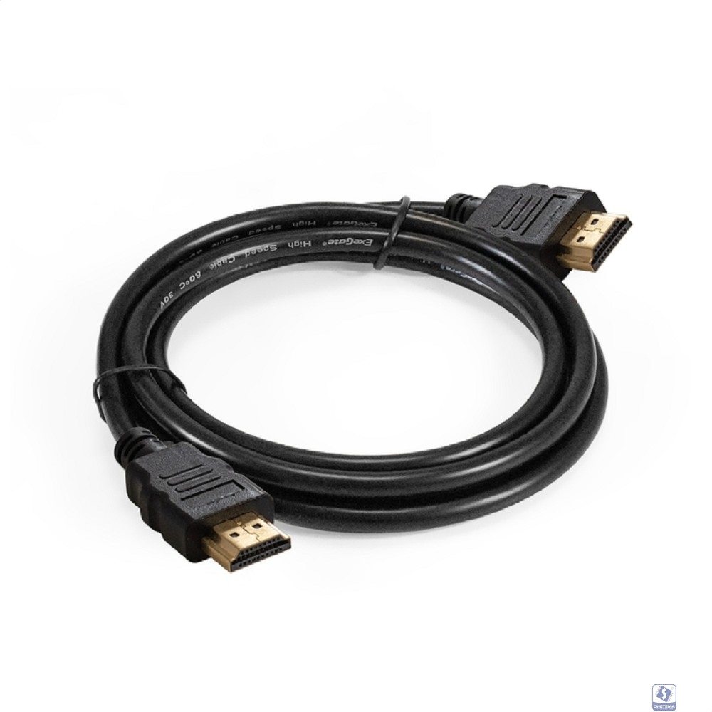 Exegate EX294683RUS Кабель HDMI ExeGate EX-CC-HDMI-1.5 (19M/19M, 1,5м, v1.4b, позолоченные контакты)