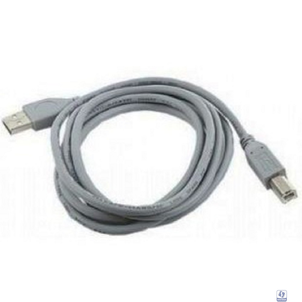 Cablexpert Кабель USB 2.0 Pro, AM/BM, 1.8м, экран, серый (CCP-USB2-AMBM-6G)