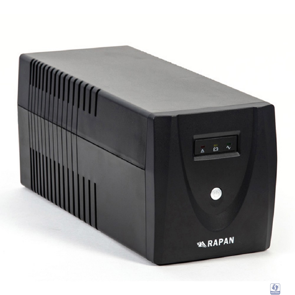 Источник бесперебойного питания Бастион RAPAN-UPS 1000ВА/600Вт/line-interactive/170 - 270 В/АКБ 7Ач x 2/2xC13 2xSchuko/1,5 л.г.