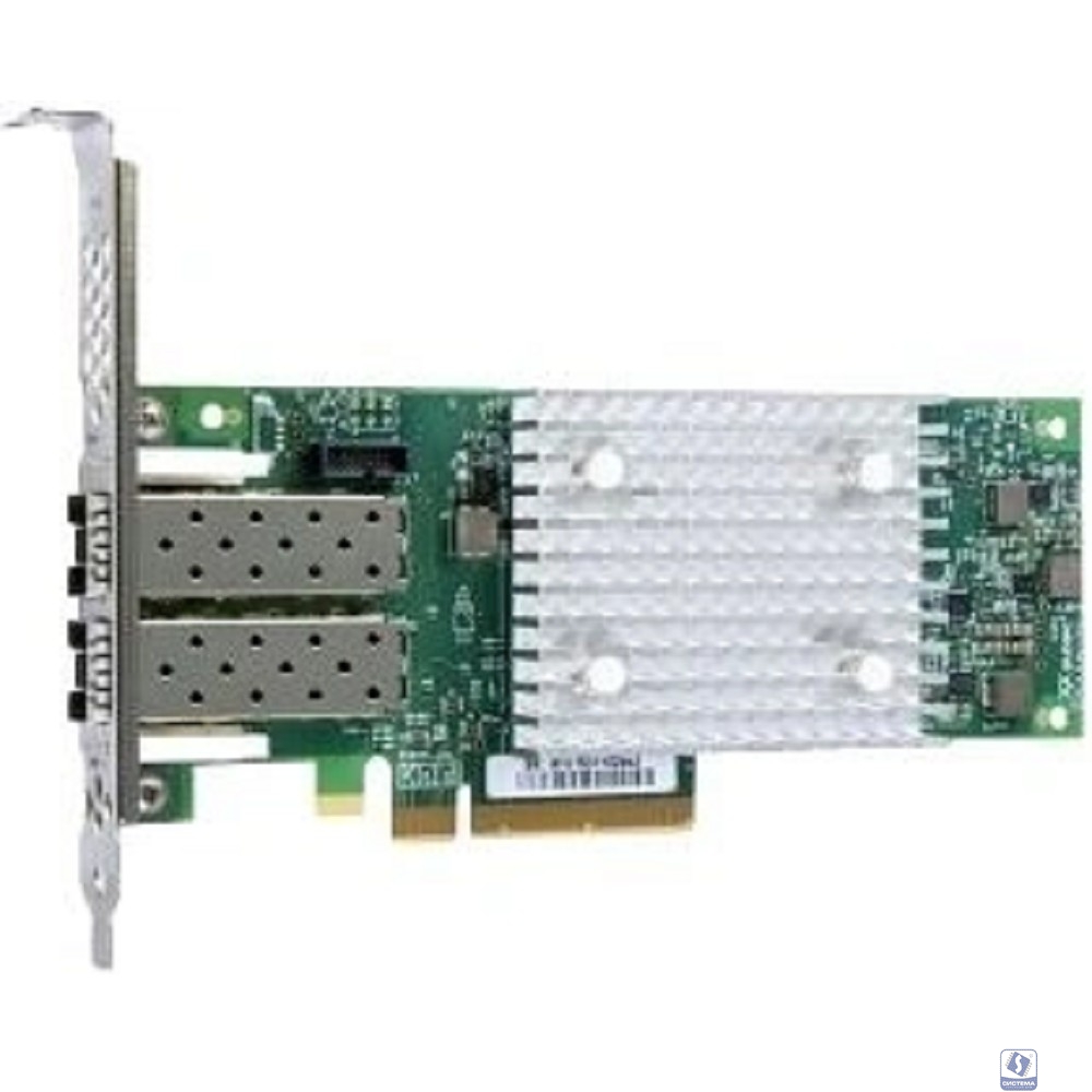 Qlogic QLE2692-SR-CK Контроллер Qlogic Fibre Channel 16Gb HBA dual port Qlogic QLE2692, PCIe 3.0 x8, 16/8/4, 2xSFP+ SR