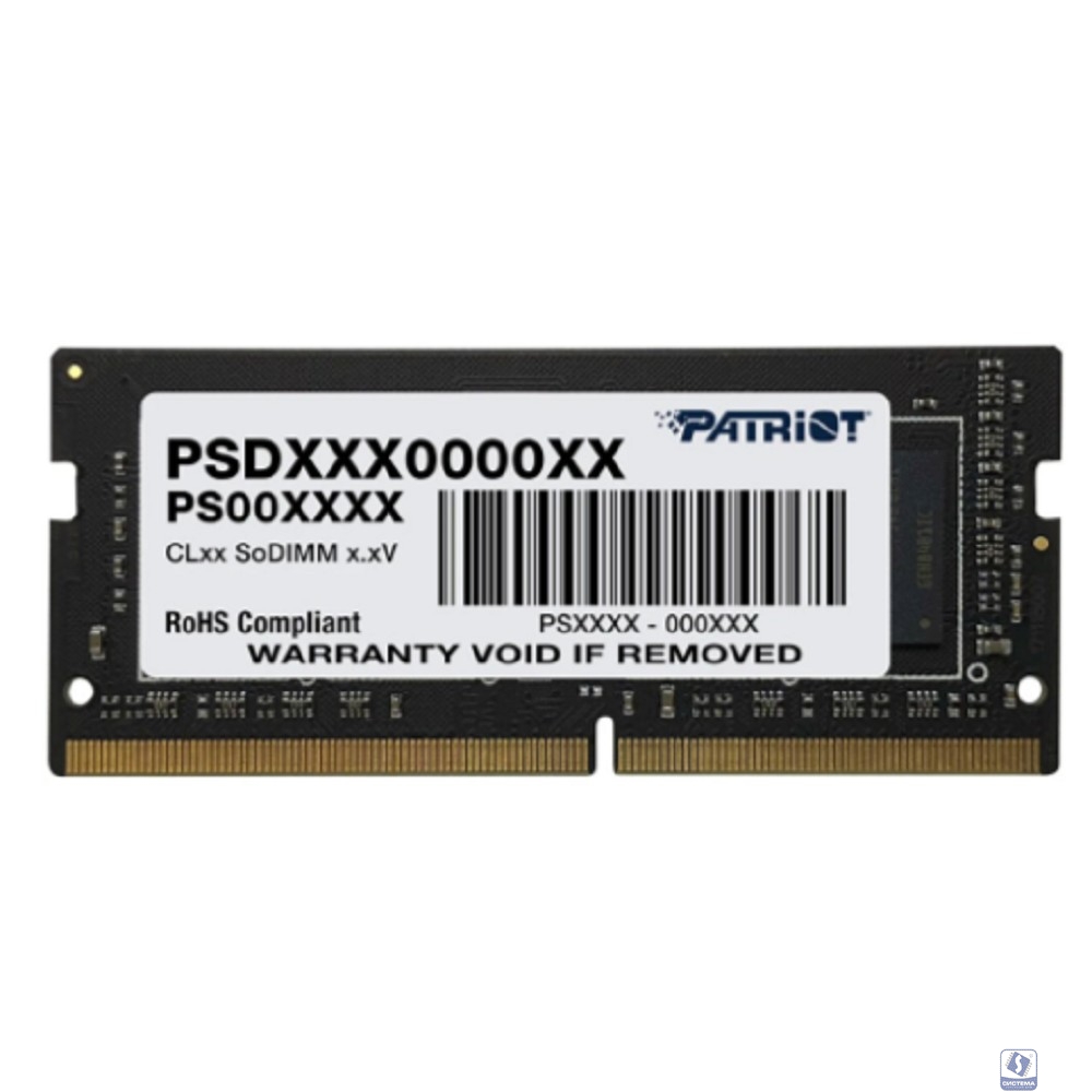 Patriot DDR4 SODIMM 8GB 3200MHz PSD48G32002S