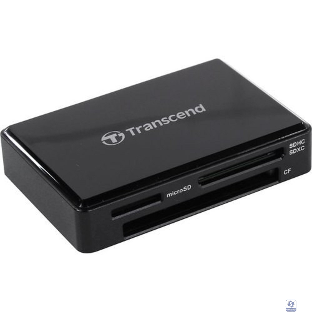 Внешний картридер Считыватель карты памяти Transcend USB3.1 Gen1 All-in-1 Multi Card Reader,Type C [TS-RDC8K2]