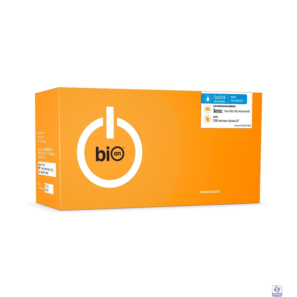 Bion BCR-106R01631 Картридж для Xerox (1000  стр.), Голубой, с чипом