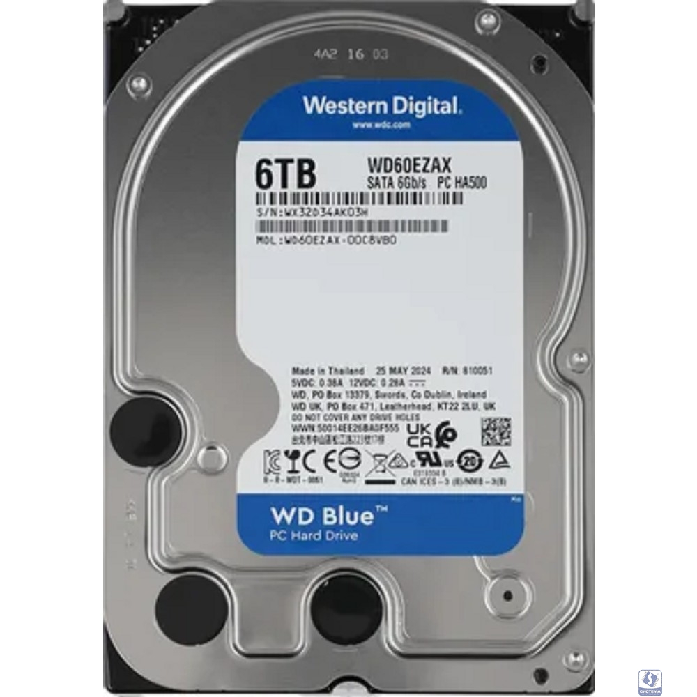 6TB WD Blue (WD60EZAX) 