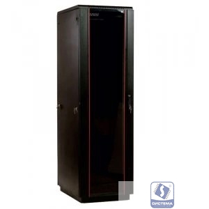 ЦМО Шкаф телекоммуникационный напольный 47U (800 х 800) дверь стекло, цвет черный(ШТК-М-47.8.8-1ААА-9005)