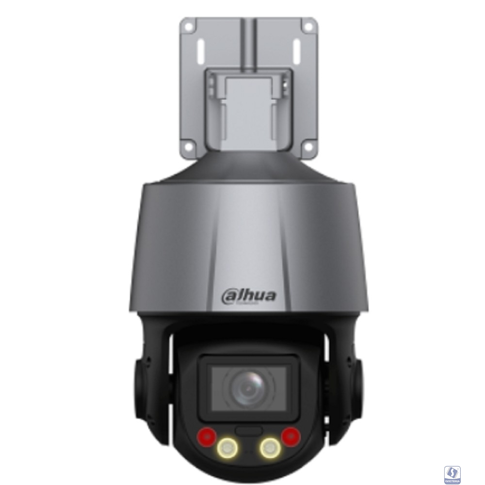 DAHUA DH-SD3C405DB-GNY-A-PV Мини-PTZ IP-видеокамера Smart Dual Light с активным сдерживанием и ИИ 4Мп, 1/2.8” CMOS, 5x моторизованный объектив 2.7~13,5мм (5x), видеоаналитика, ИК до 50, LED до 30м
