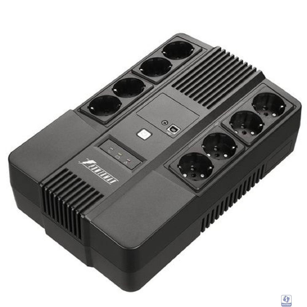 Powerman ИБП BRICK 650 Plus (Schuko x 8)