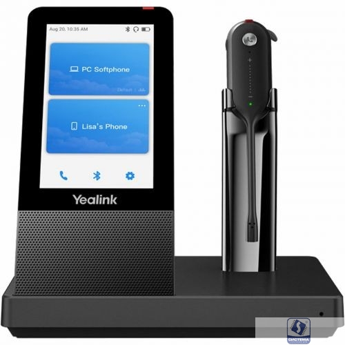 Yealink WH67 UC Гарнитура беспроводная, черный (306578)