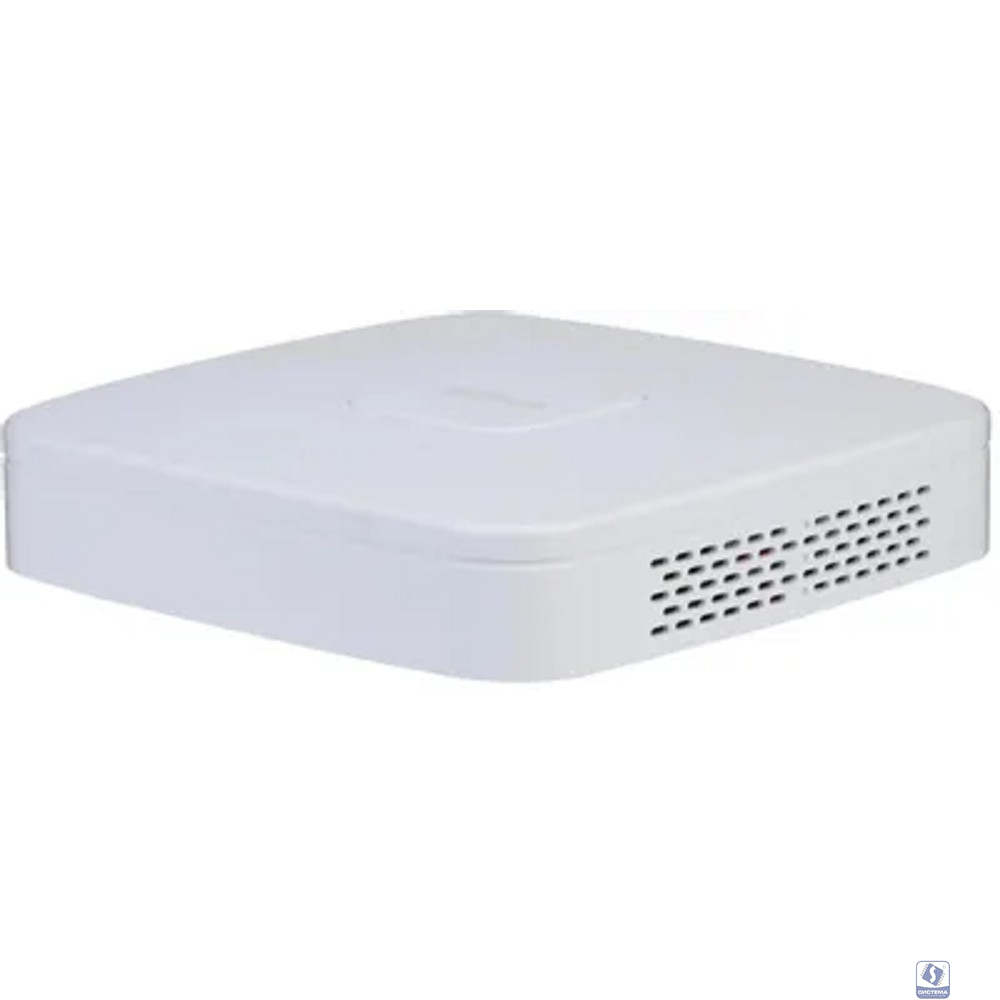 DAHUA DHI-NVR2108-8P-4KS3 8-канальный IP-видеорегистратор с PoE до 144Мбит/с;  1 SATA III до 20Тбайт; 1 HDMI, 1 VGA;  1 RJ45 1000Мбит/с, 8 RJ45 100Мбит/с (PoE/PoE+, до 72Вт)