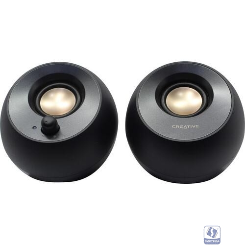 Creative Pebble V2 MF1695 2.0 черный 8Вт