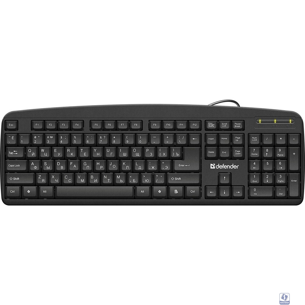 Defender Клавиатура Office HB-910 RU USB [45910] 