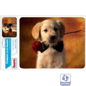 Коврик для мыши Buro BU-M40089 рисунок/щенок [291850]