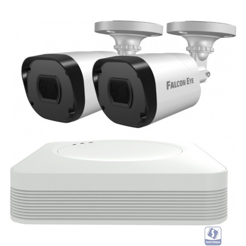 Falcon Eye FE-104MHD KIT Light SMART Комплект видеонаблюдения 4-х канальный гибридный 
