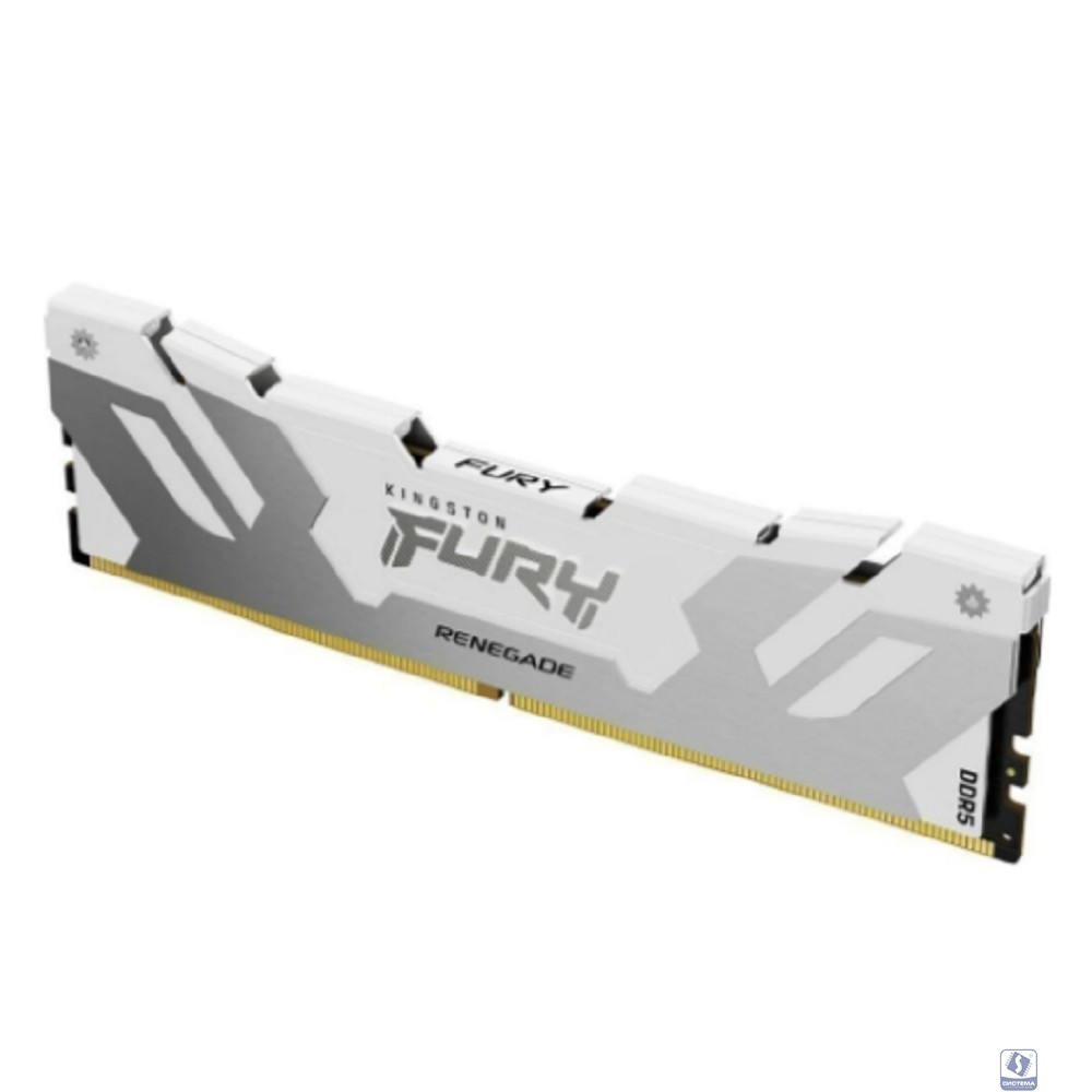 Kingston DDR5 DIMM 16GB 7200MHz KF572C38RW-16 Fury Renegade Silver RTL Gaming PC5-57600 CL38 288-pin 1.45В single rank с радиатором Ret