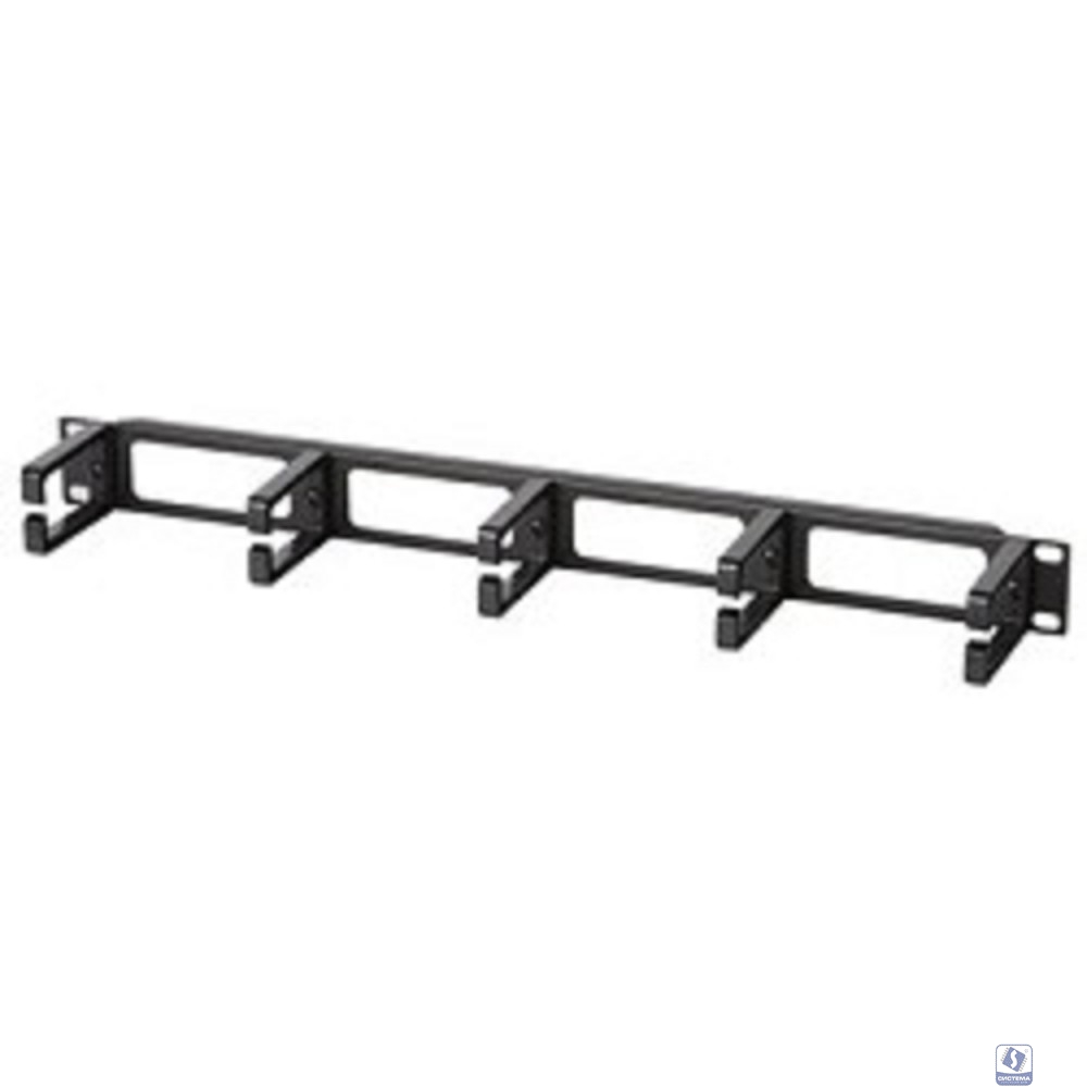Hyperline CM-1U-PL Кабельный организатор с пластиковыми кольцами, 19", 1U