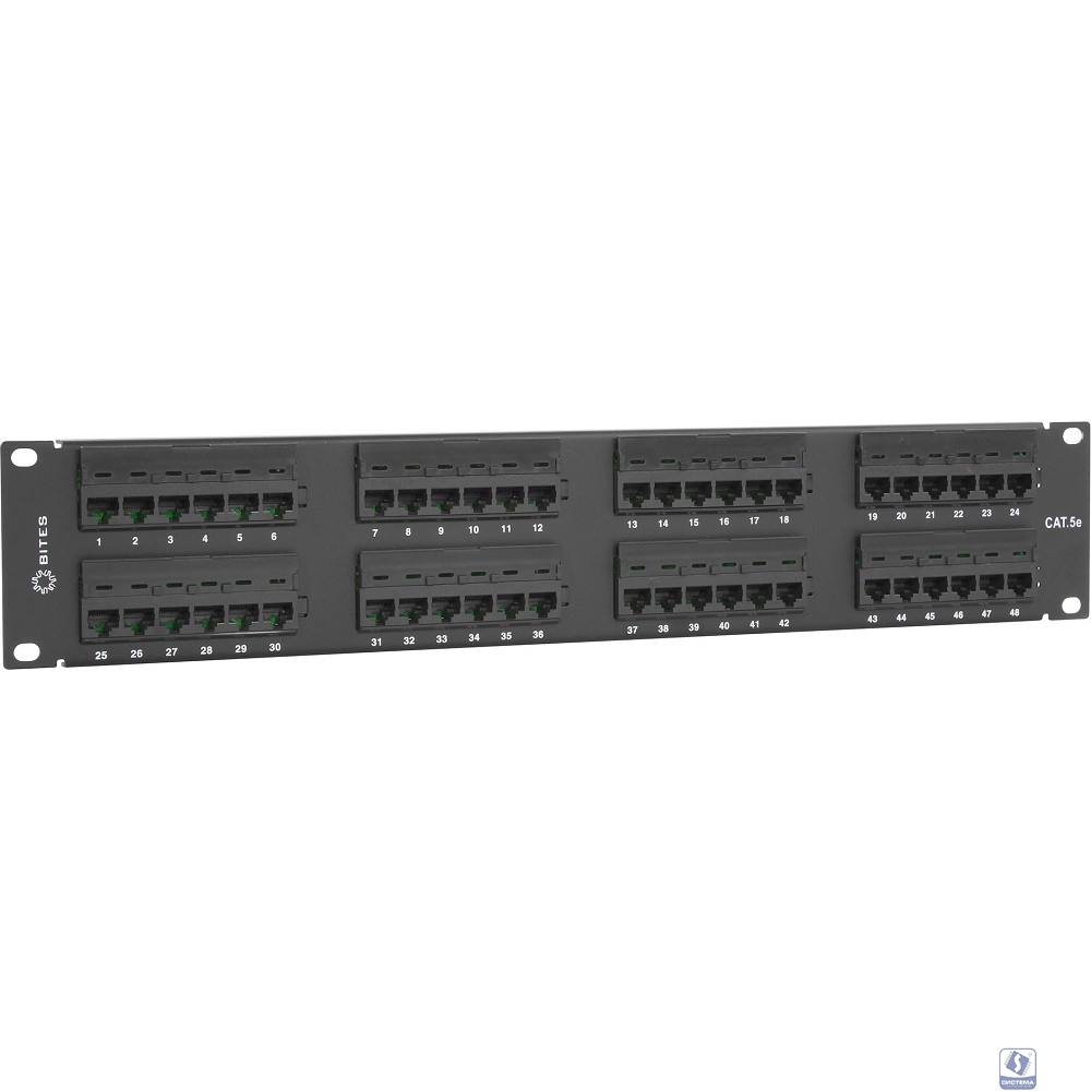5bites Патч-панель PPU55-02 UTP / 5E / 48P / KRONE / 110 / DUAL IDC / 2U / 19"