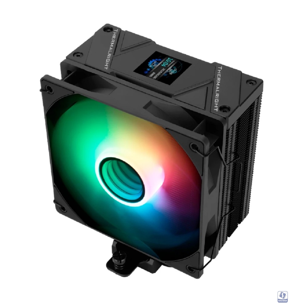 Thermalright Кулер Assassin Spirit 120 Vision ARGB Black LGA115X/1200/1700/1851 (120mm ARGB PWM Fan, 4 тепл. трубок 6мм) / TRAS120VAB