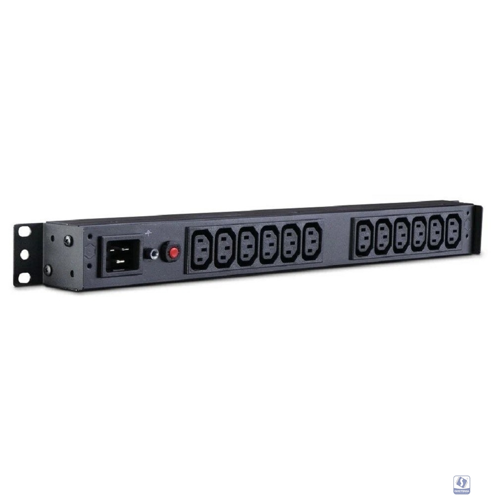 CyberPower PDU20BHVIEC12R PDU 1U type, 16Amp, plug IEC 320 C20, (12) IEC 320 C13