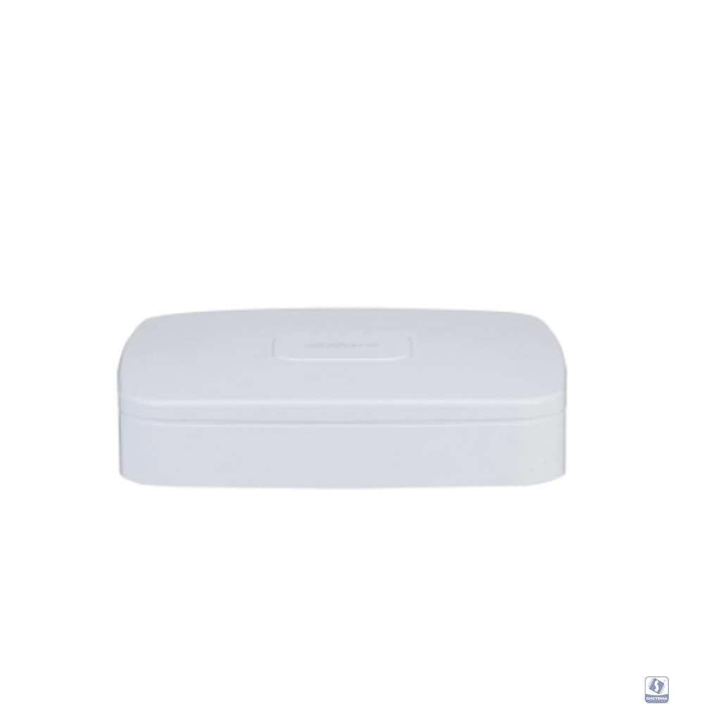 DAHUA DHI-NVR2104-P-4KS3 4-канальный IP-видеорегистратор с PoE, 4K и H.265+, ИИ Входящий поток до 80Мбит/с накопители: 1 SATA III до 20Тбай видеоаналитика (все кн): SMD Plus; видеоаналитика с камер 