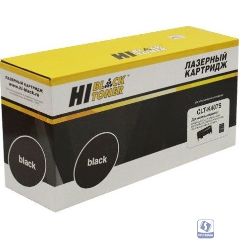 Hi-Black CLT-K407S  Картридж для  Samsung CLP320/320N/CLX-3185/3185N/FN Bk с чипом